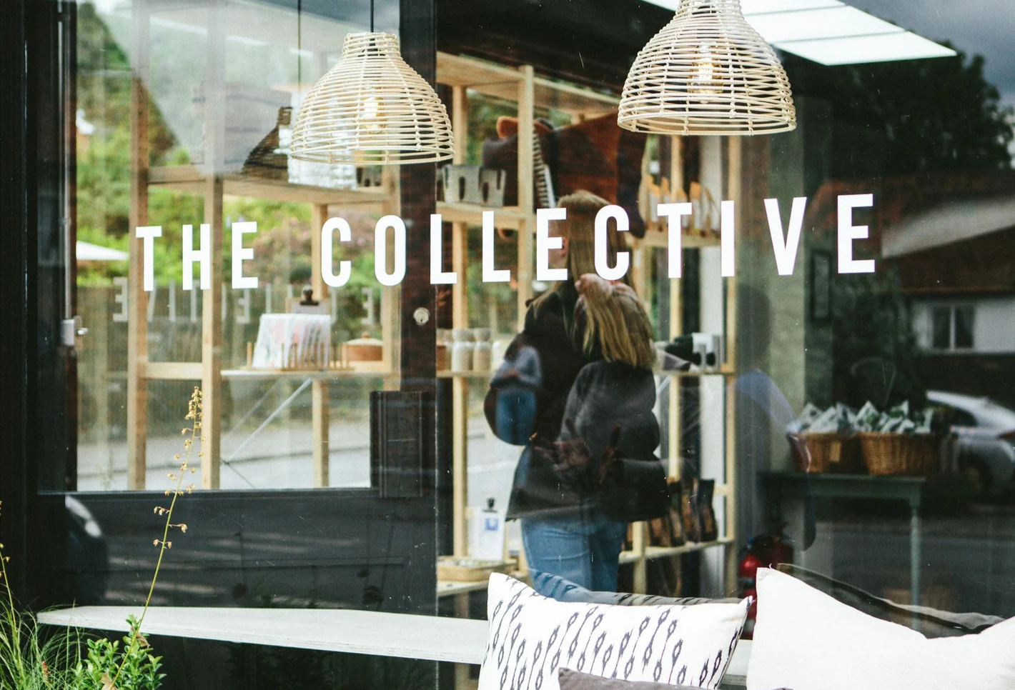 The Collective window front